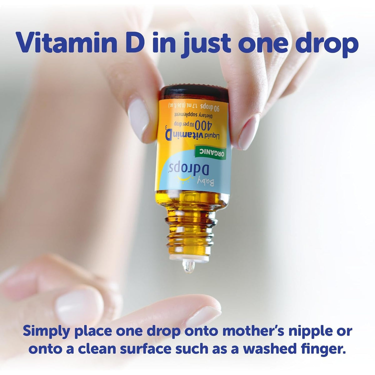 Ddrops Baby 400 IU, Vitamin D, 90 Drops 2.5mL (0.08 Fl. Oz (Pack of 1))