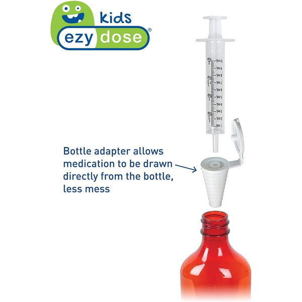 Ezy Dose Kids Oral Syringe & Medicine Dispenser, 10 mL 2 TSP, BPA-Free