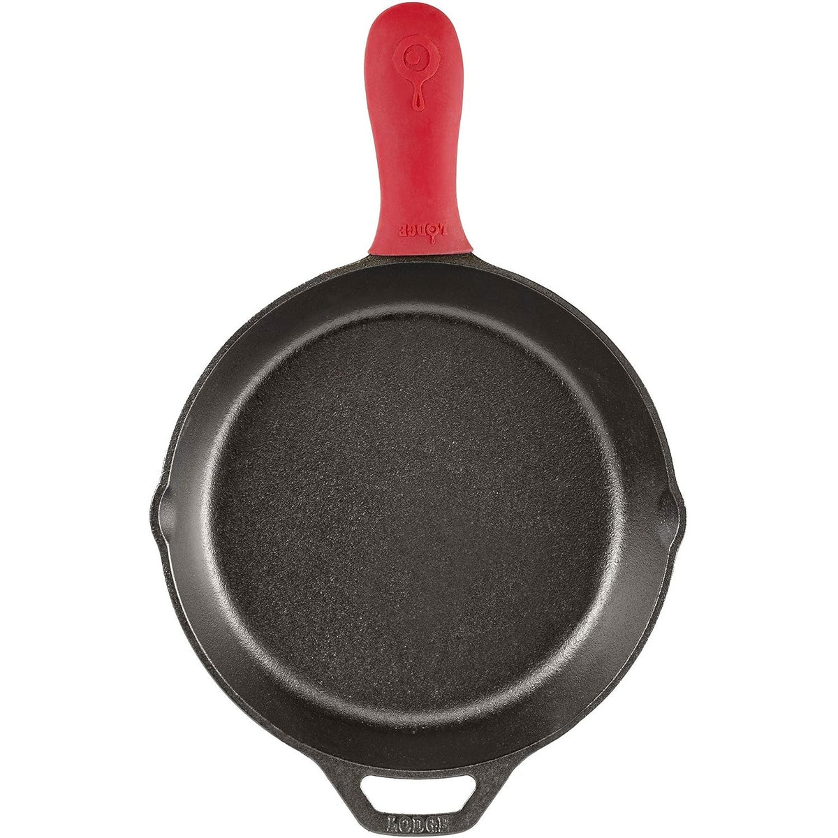 Lodge Silicone Hot Handle Holder for 9 Inch and Larger Skillets Red