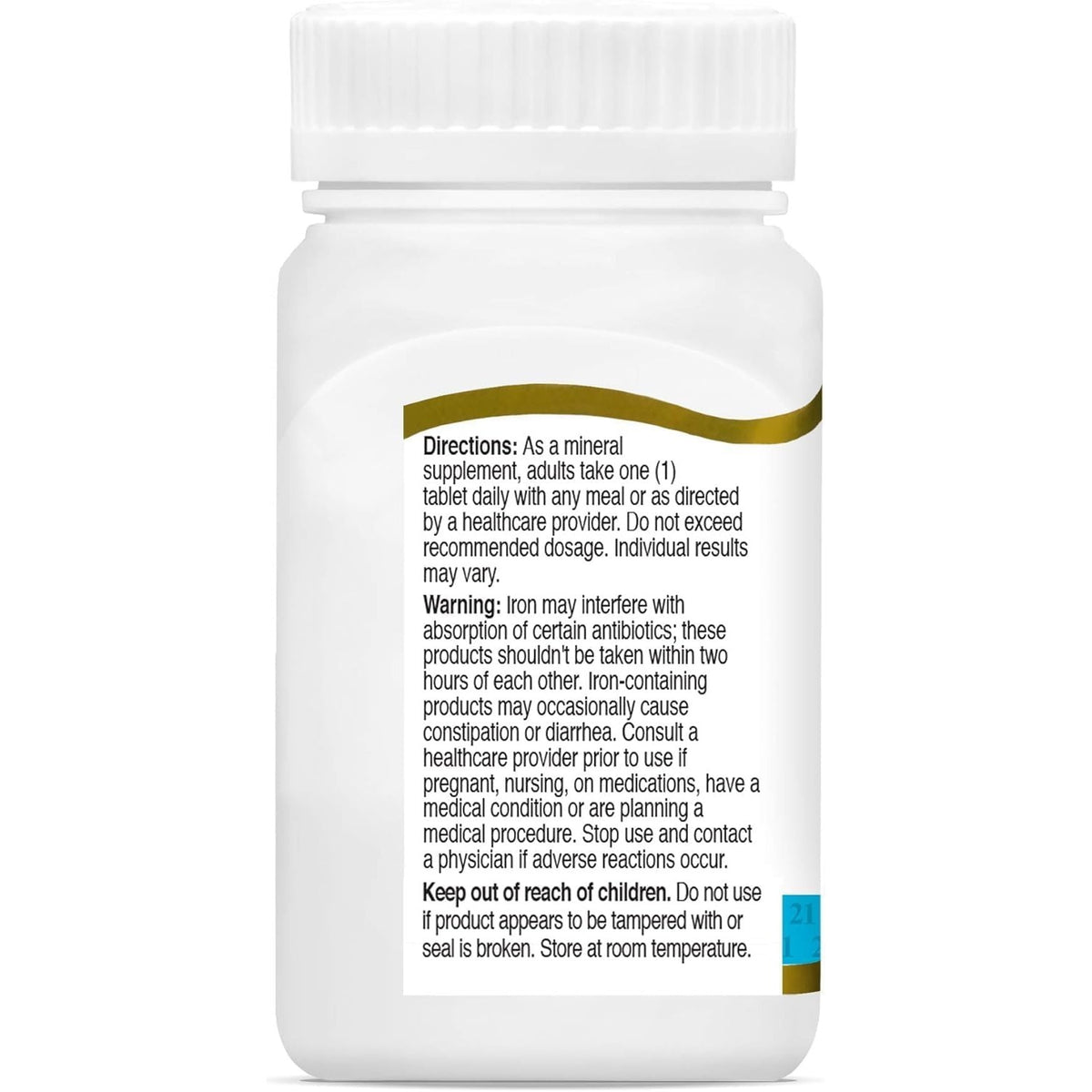 21st Century Maximum Strength Iron 65mg Tablets, Energy Support, 120 Count