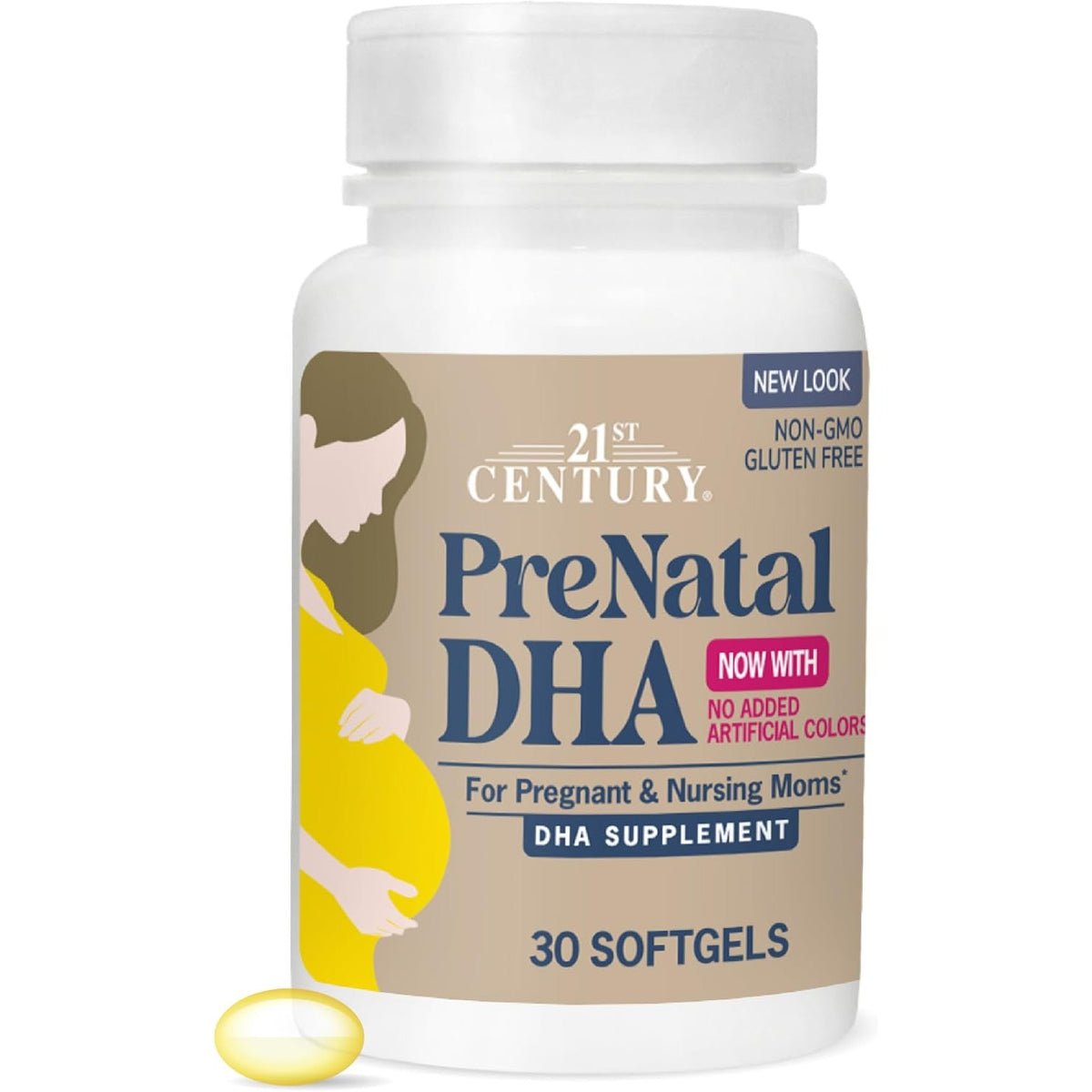 21st Century Prenatal DHA Softgels for Pregnancy & Nursing, 30 Count