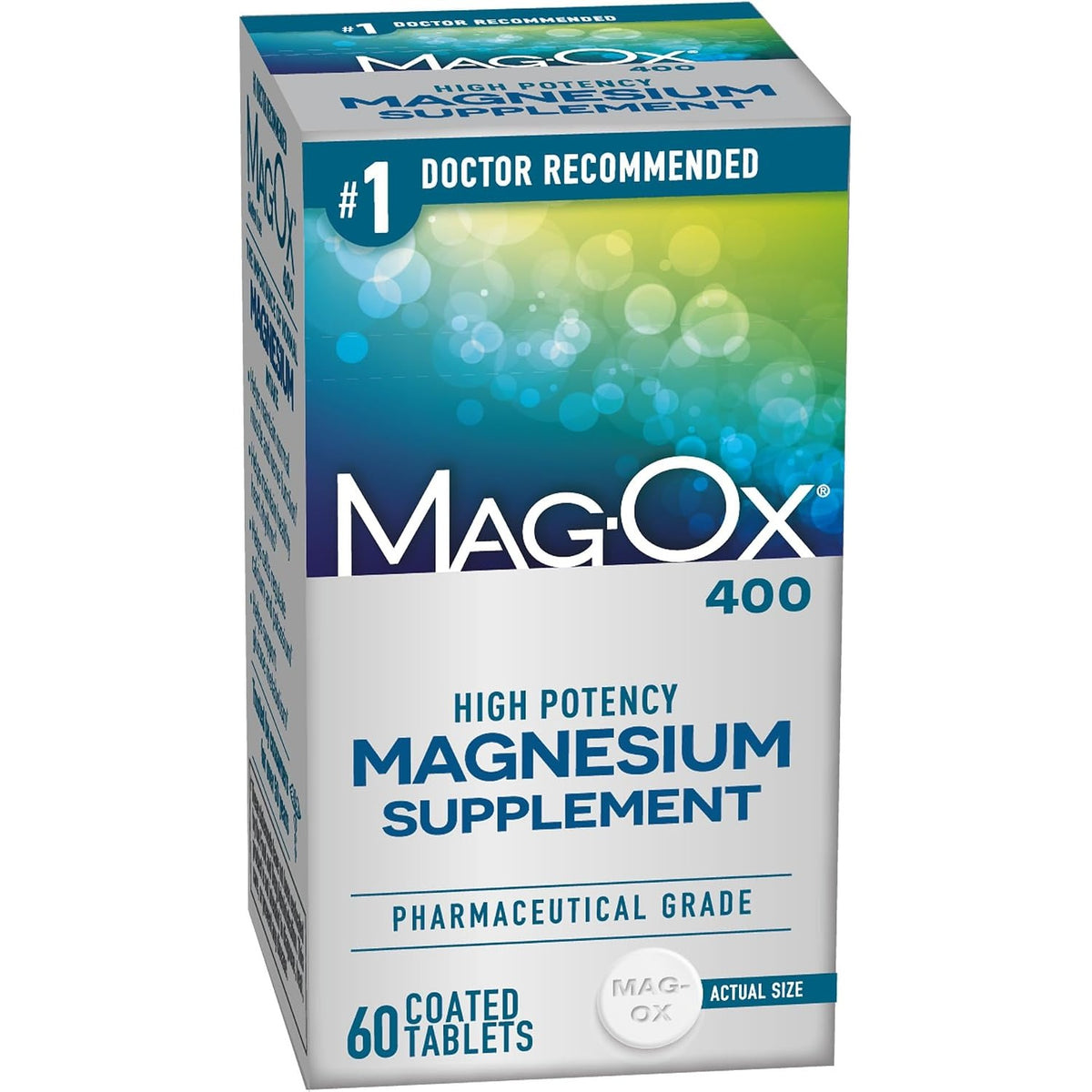 Mag-Ox 400 High Potency Magnesium Supplement, 60 Tablets