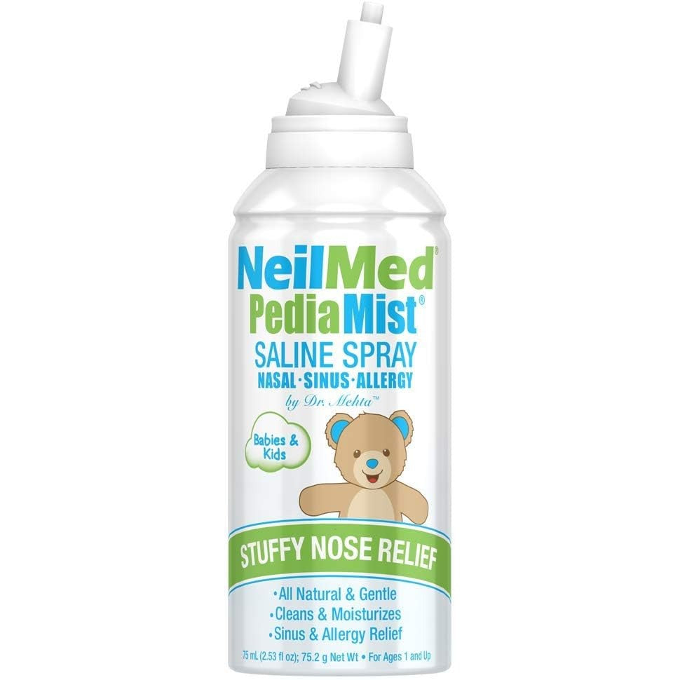 NeilMed Pediamist Pediatric Saline Spray, 2.53 Fl. Oz (Pack of 1) - Packaging May Vary