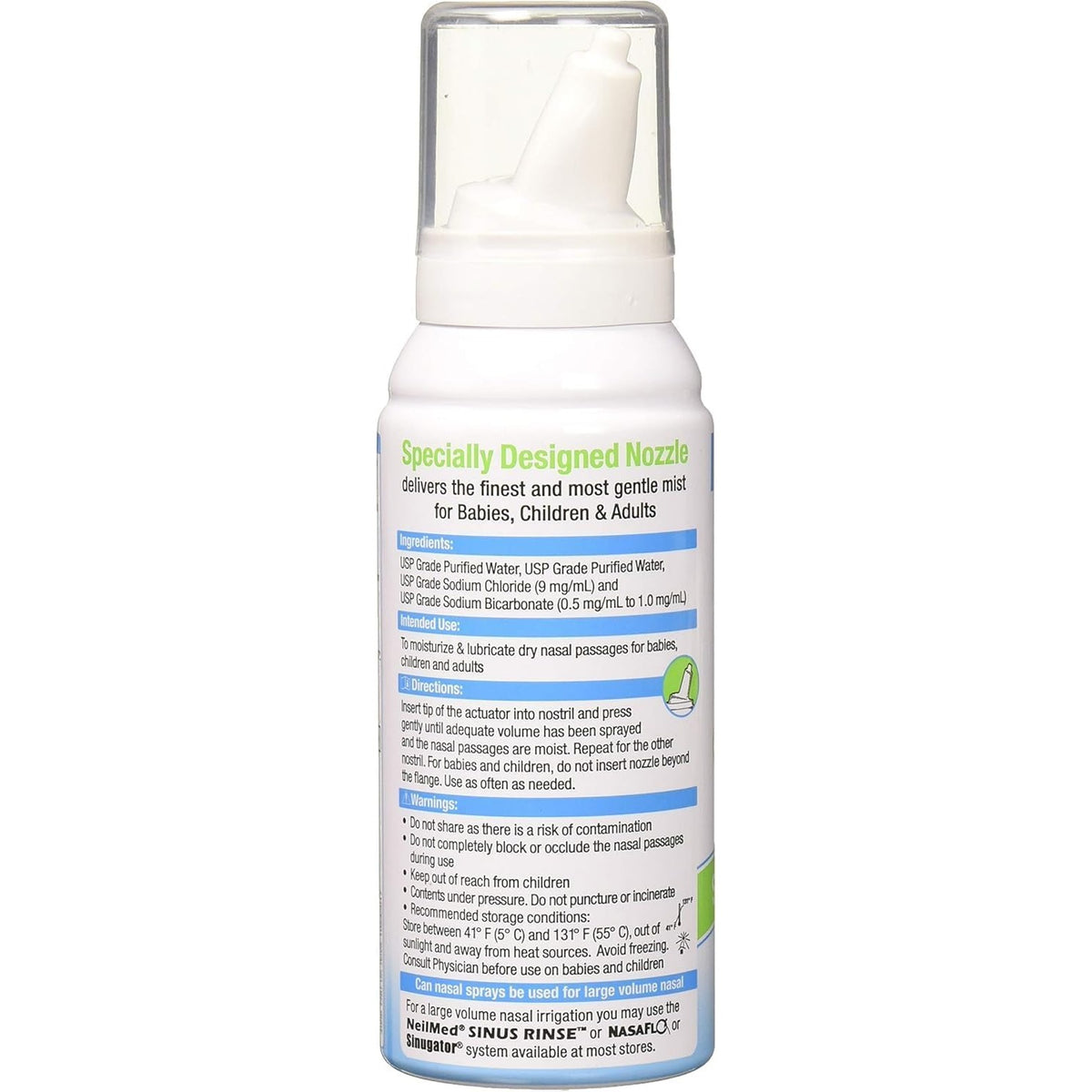 NeilMed Pediamist Pediatric Saline Spray, 2.53 Fl. Oz (Pack of 1) - Packaging May Vary