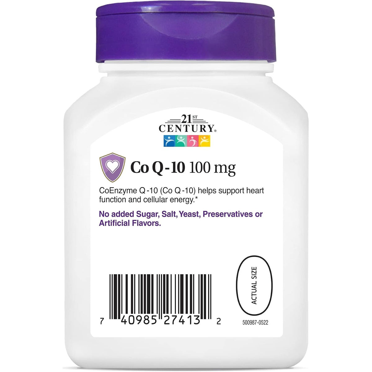 21st Century CoQ10 100mg Softgels, Heart Health Support, 90 Count