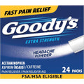 Goody's Extra Strength Pain Reliever, Triple Action Headache Powder, 24 Ct