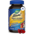 Nature’s Way Alive! Men’s Multivitamin Gummy, Vitamin A, C, D3, Zinc, 60 ct