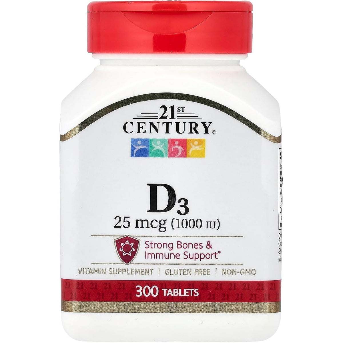 21st Century Vitamin D3 10,000 IU Ultra Strength Tablets, 110 Count