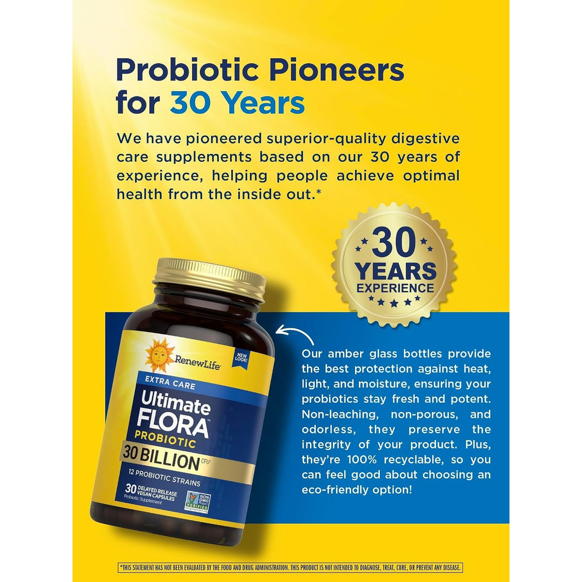 Renew Life Ultimate Flora Probiotic 30 Billion CFU