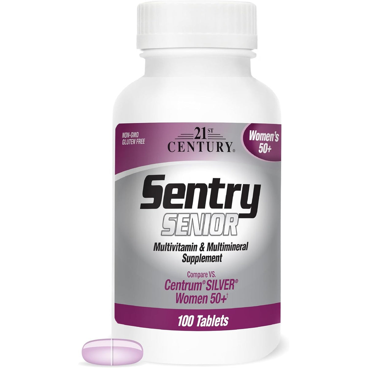 21st Century Sentry Senior Women 50+ Multivitamin, 100 Tablets