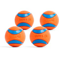 Chuckit! Ultra Ball Rubber Dog Ball Floating Fetch Toy Medium 2.5 in 4-Pack