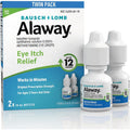 Alaway Antihistamine Eye Drops, 12-Hr Itchy Eye Relief, 0.34 oz 2-Pack