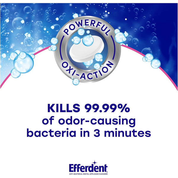 Efferdent Denture Cleaner Tablets, Complete Clean, 102 Count
