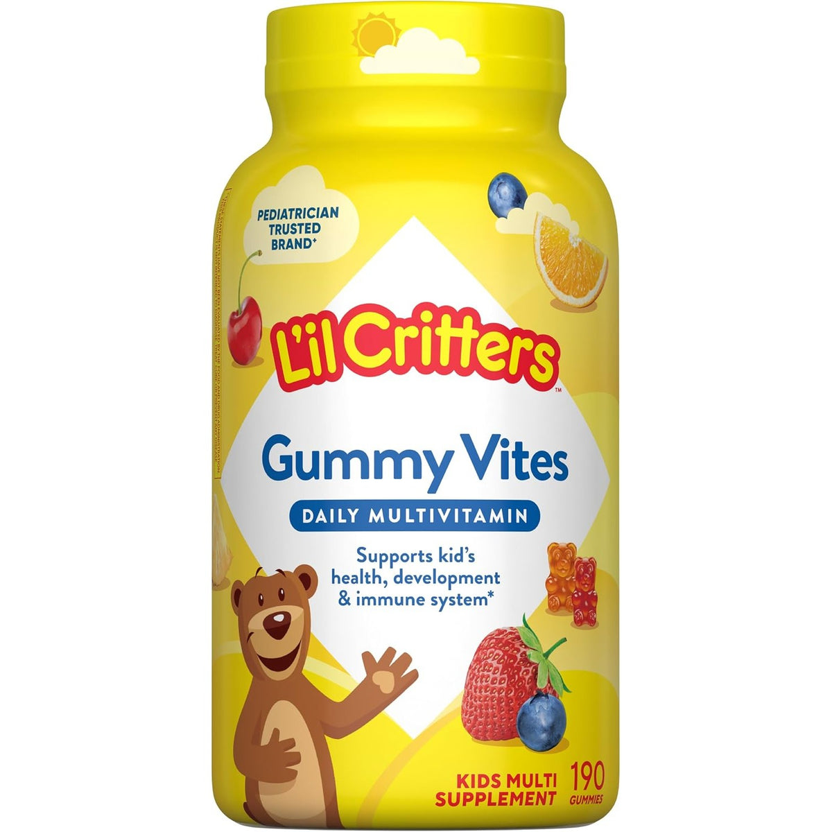 Lil Critters Gummy Vites Kids Multivitamin | 190 Gummies