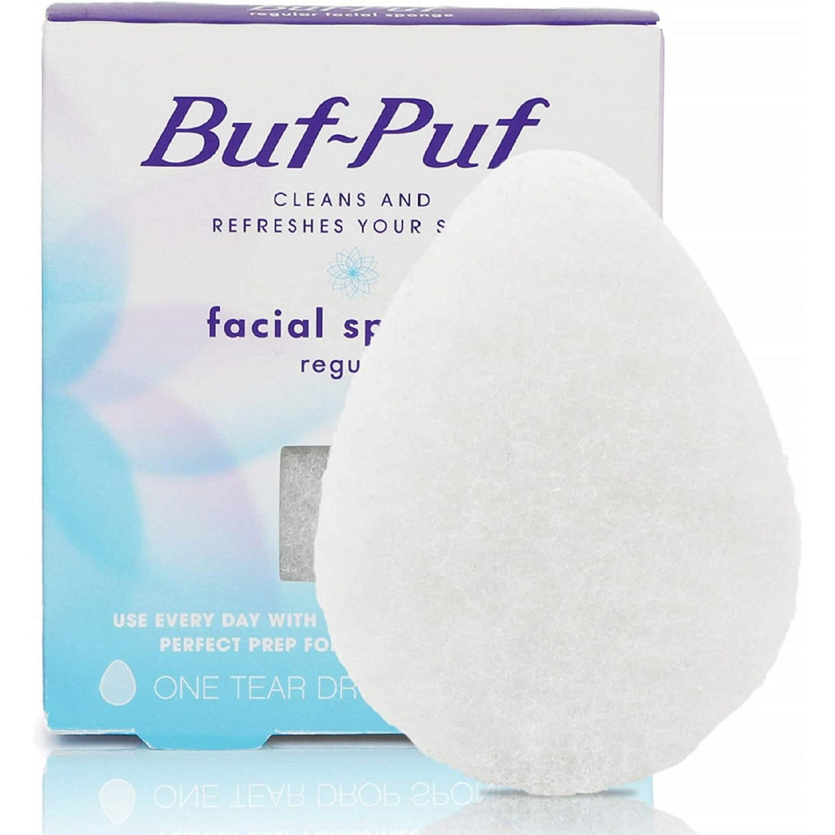Nexcare BUF-PUF Regular Facial Sponge, Exfoliating, 1 Sponge