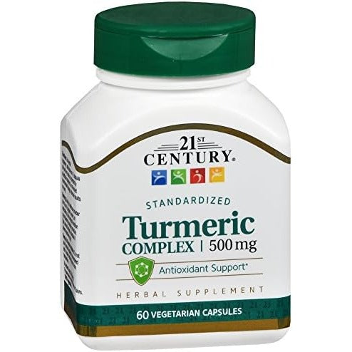 21st Century Turmeric Complex Capsules, Antioxidant Support, 60 Count