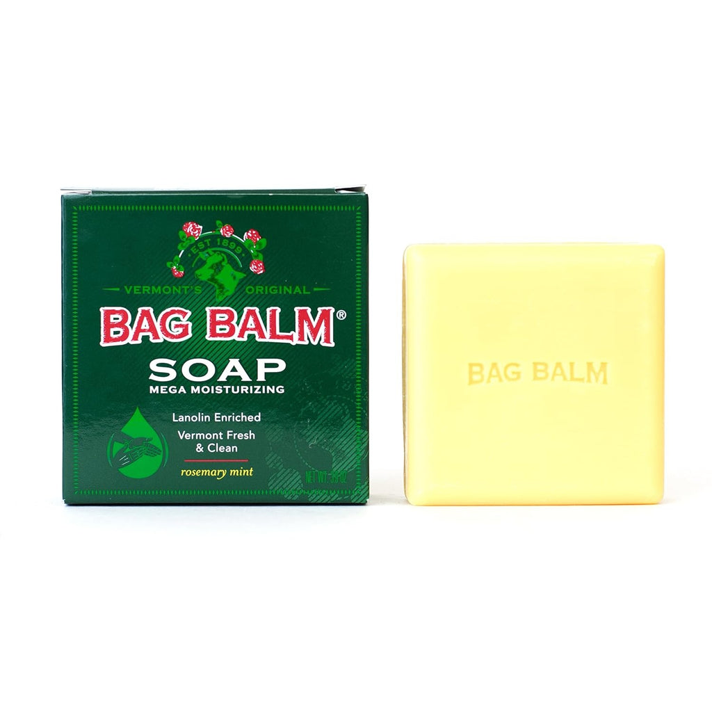 Vermont's Original Bag Balm Mega Moisturizing Bar Soap, Body Wash, 1pk