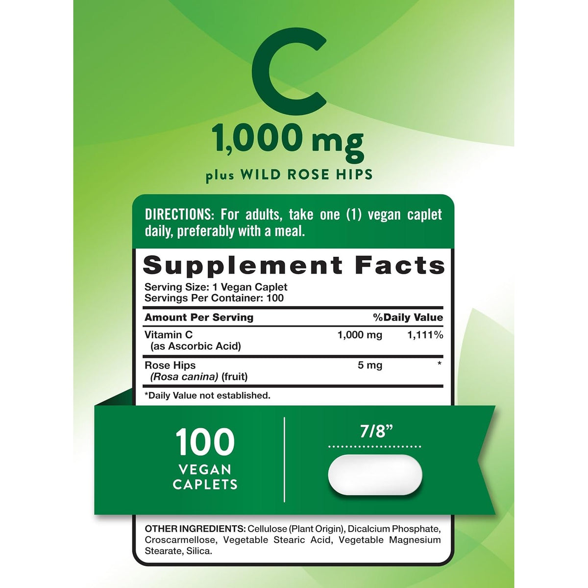 Nature's Truth Vitamin C 1000 mg, 100 Count