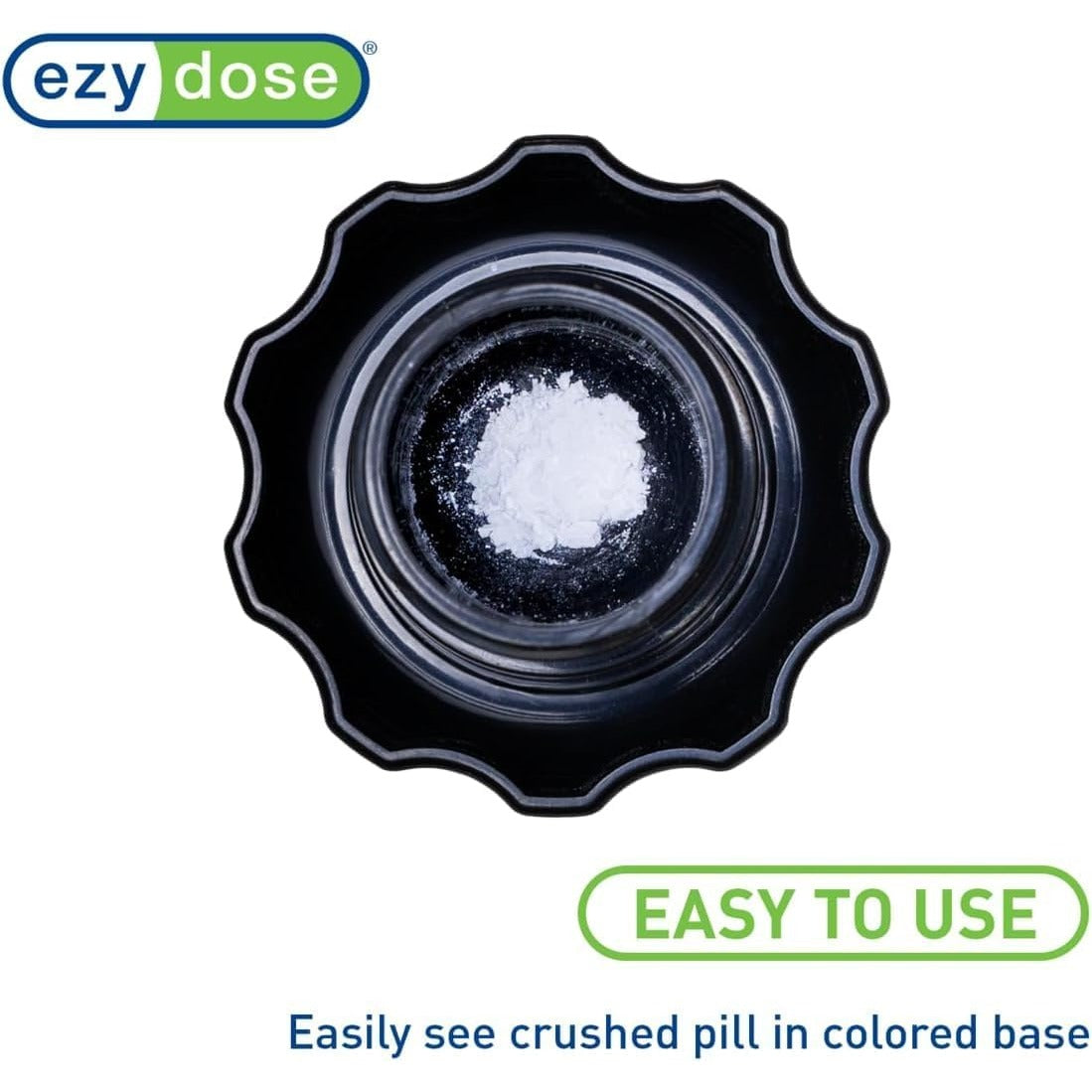 Ezy Dose Pill Crusher & Grinder, Storage Compartment, Small, Color May Vary