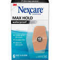 Nexcare Max Hold Waterproof Bandages Knee & Elbow, 6 Each