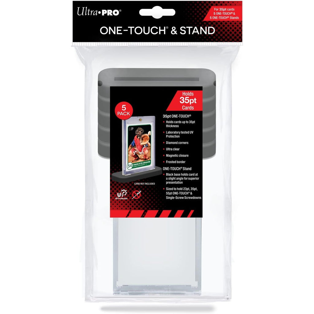 Ultra Pro 35PT UV ONE-TOUCH Magnetic Holders and Stands 5-Pack