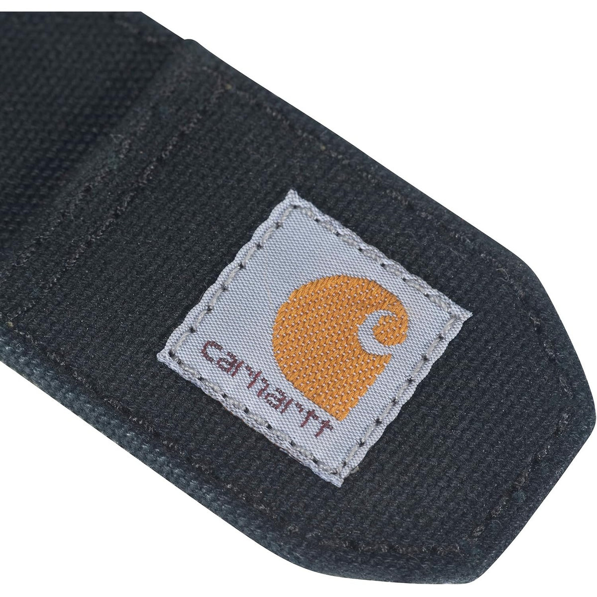 Carhartt Men's Casual Rugged Canvas Duck Belt with Antique Brass Buckle and Contrast Corduroy Backing