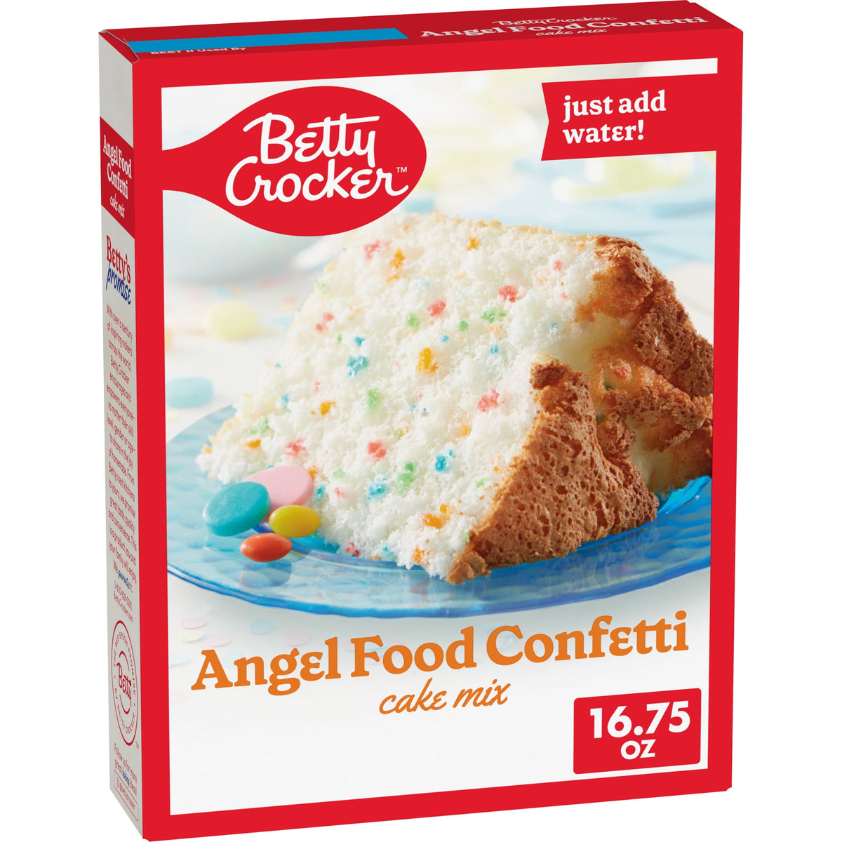 Betty Crocker Angel Food Confetti Cake Mix, 16.75 oz.