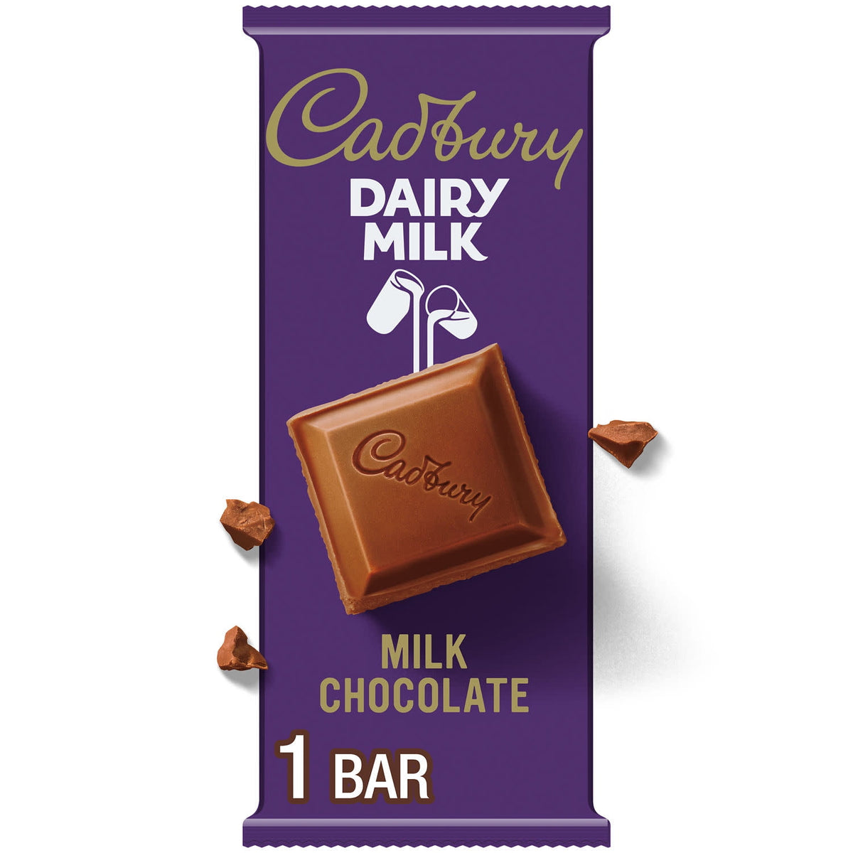Cadbury Dairy Milk Milk Chocolate Candy, Bar 3.5 oz