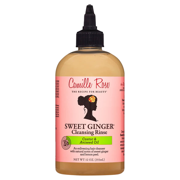 Camille Rose Sweet Ginger Cleanse & Refresh All Ages Cleansing Rinse with Ginger Root & Aniseed Oil, 12oz