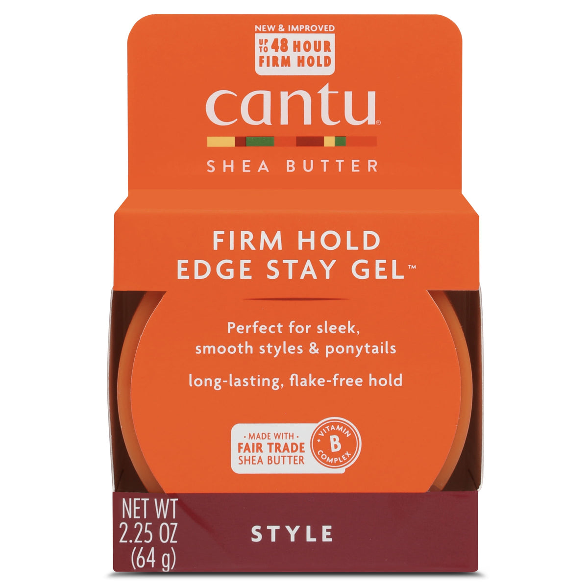 Cantu Extra Hold Edge Stay Gel, 2.25 oz