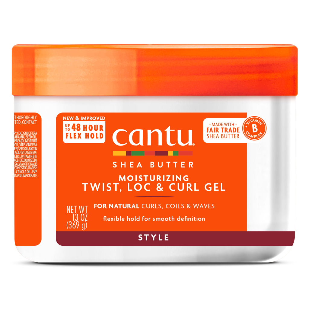 Cantu Shea Butter for Natural Hair Moisturizing Twist & Lock Gel 13 oz. Jar