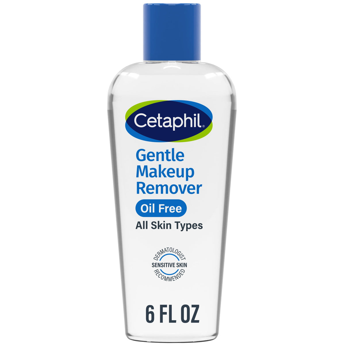 Cetaphil Gentle Waterproof Oil Free Makeup Remover for Sensitive Skin, 6 fl oz