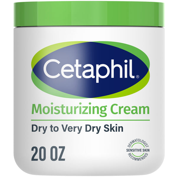 Cetaphil Moisturizing Cream for Dry to Very Dry Skin, Unscented, 20 fl oz