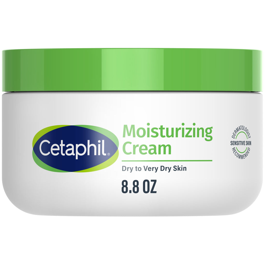 Cetaphil Moisturizing Cream for Face & Body, Very Dry to Dry Skin, Unscented, 8.8 fl oz