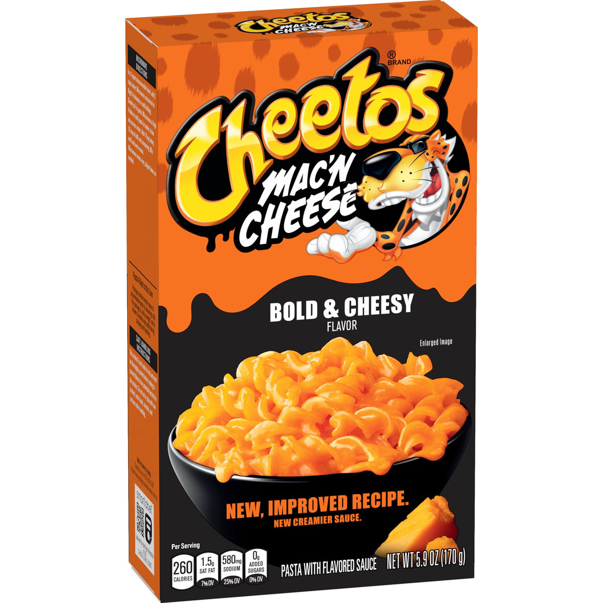 Cheetos Mac N Cheese Pasta with Flavored Sauce Bold & Cheesy Flavor, 5.9 oz Box