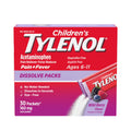 Children's Tylenol Acetaminophen Dissolve Packets, Wild Berry, 30 Count
