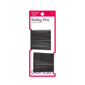 Conair Styling Essentials Curved Bobby Pins, Smooth Black, 60 Count