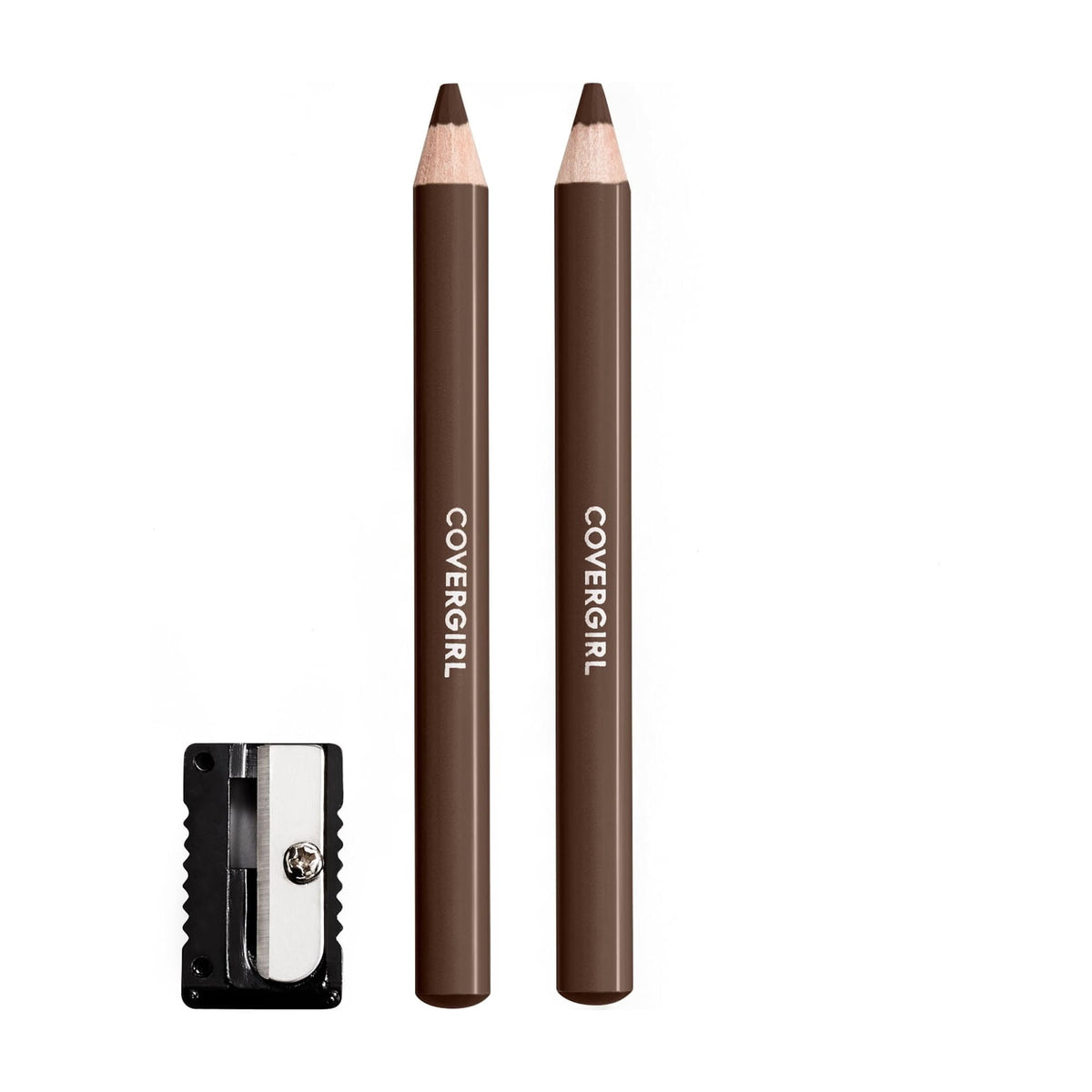 COVERGIRL Easy Breezy Fill + Define Eyebrow Pencil, Rich Brown