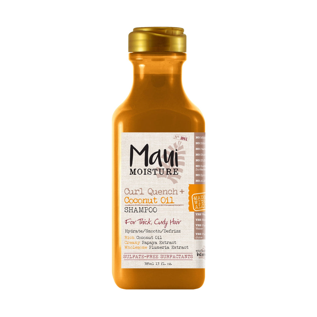 Maui Moisture Curl Quench + Coconut Oil Anti-Frizz Shampoo, 13 oz