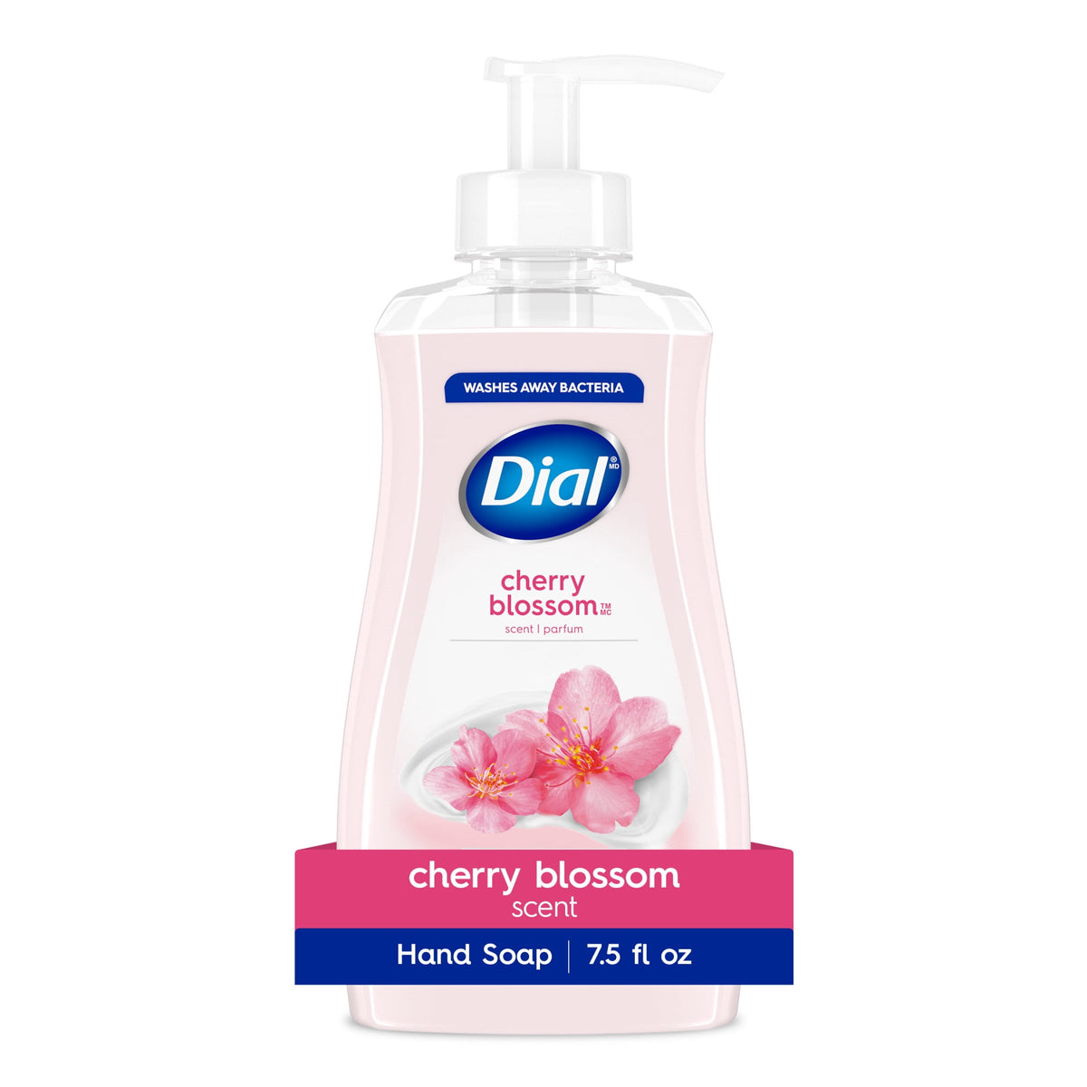 Dial Clean + Gentle Liquid Hand Soap, Cherry Blossom Gentle Hand Soap, 7.5 fl oz