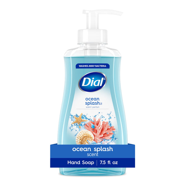 Dial Clean + Gentle Liquid Hand Soap, Ocean Splash Gentle Hand Soap, 7.5 fl oz