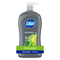 Dial Recharge 3-in-1 Men's Body Wash for Body, Hair, & Face, Cedar Leaf Scent, 32 fl oz