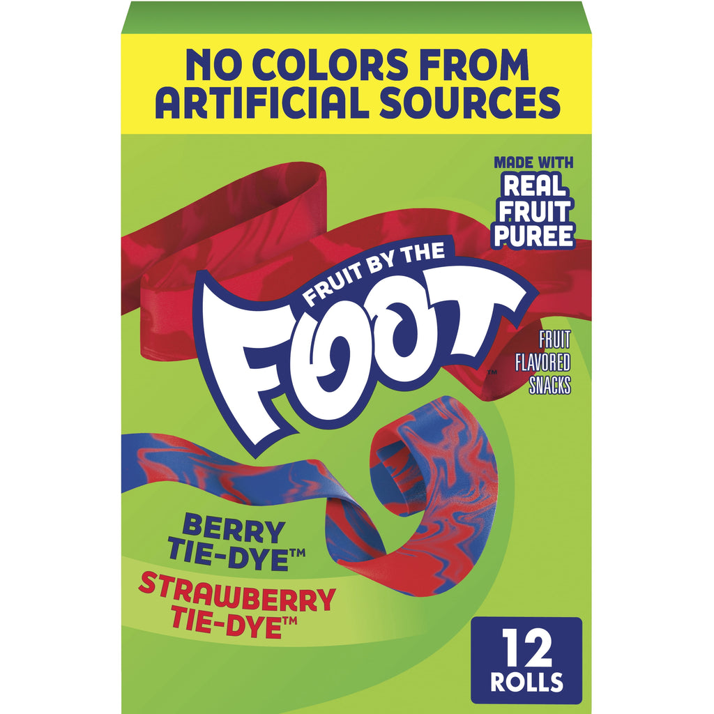 Fruit by the Foot Gluten Free Berry and Strawberry Fruit Flavored Snacks (12 Rolls)