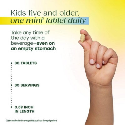 MegaFood Kids' One Daily Mini Multivitamin Tablets