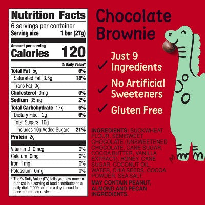 Larabar Kid Chocolate Brownies 6ct / .96oz