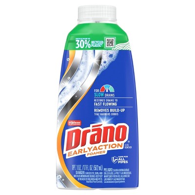 Drano Dual-Force Drain Cleaner and Clog Remover - 17 fl oz