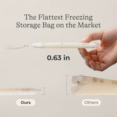 Lansinoh Breast Milk Storage Bags, Fast Freeze & Thaw Breast Milk Bags for Baby Bottle Feeding - 6oz