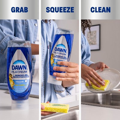 Dawn Platinum Ez-Squeeze Dishwashing Liquid Dish Soap - 18 fl oz