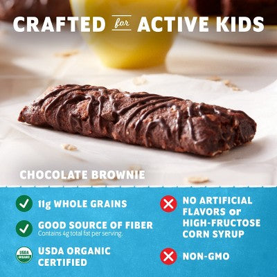 Zbar Chocolate Brownie Soft-Baked Energy Organic Granola Snack Bars - 15.24oz/12ct