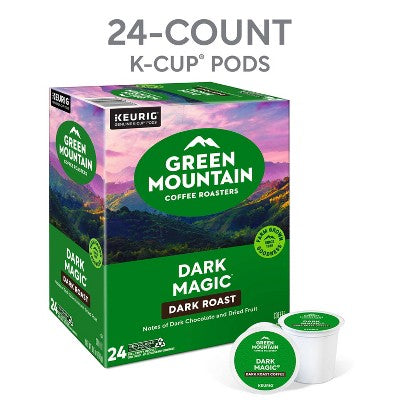 Green Mountain Coffee Dark Magic Keurig K-Cup Coffee Pods - Dark Roast - 24ct